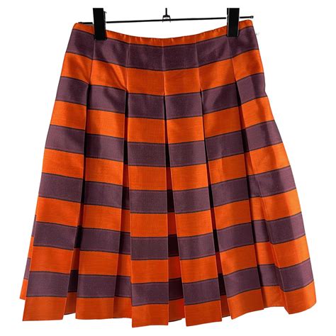 prada tie dye skirt|prada striped skirt.